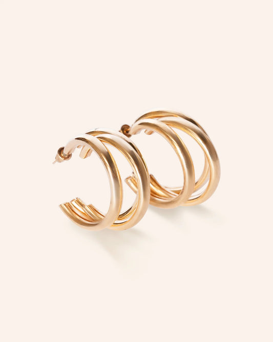 Triple Hoop Earrings
