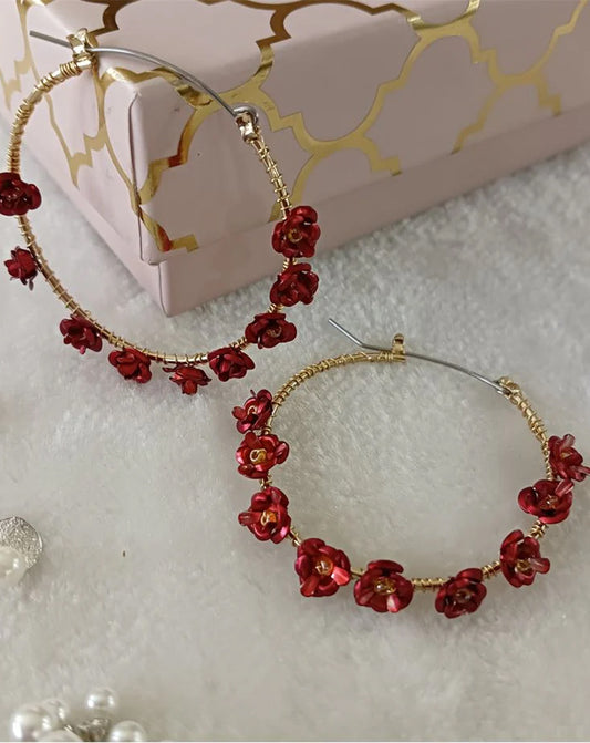 Floral Hoops
